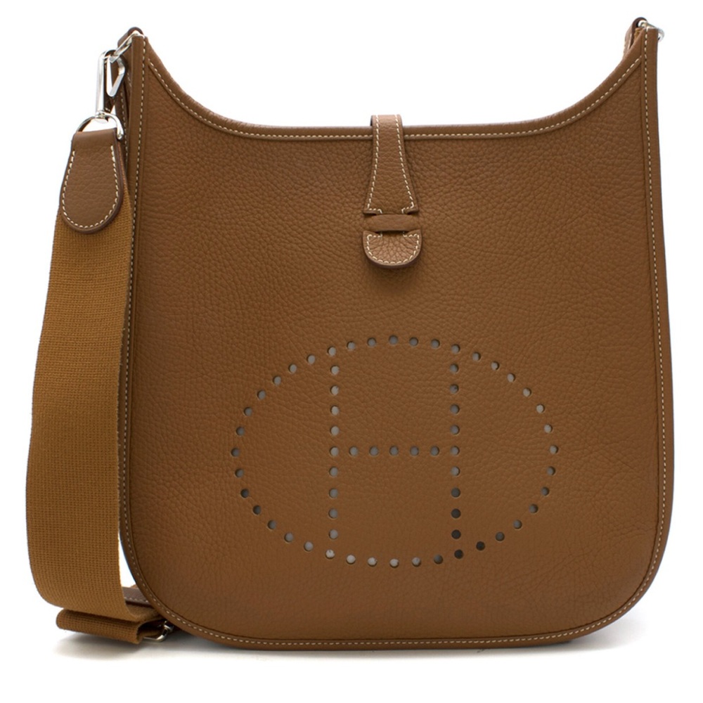 Hermes Gold Evelyne PM with palladium hardware